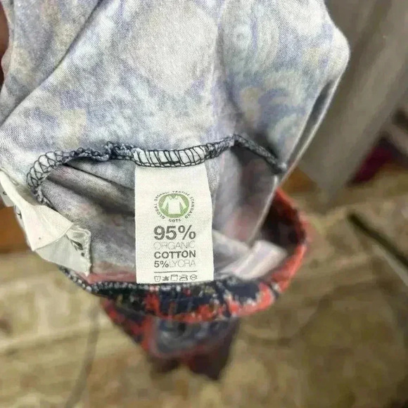 Under The Canopy Pants Small Flare Leg Organic Cotton Hippie Bohemian - Picture 6 of 7